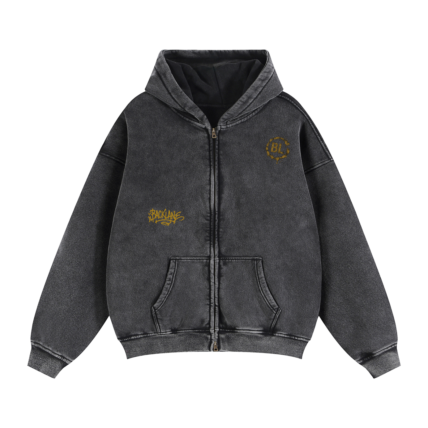 Grey Area 04 - City Speaks Zip Hoodie